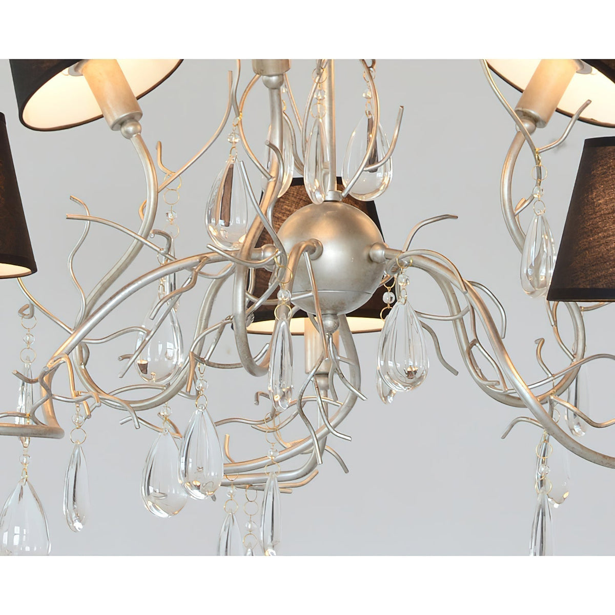 Olsolan Postmodern Luxury Fabric Crystal Chandelier
