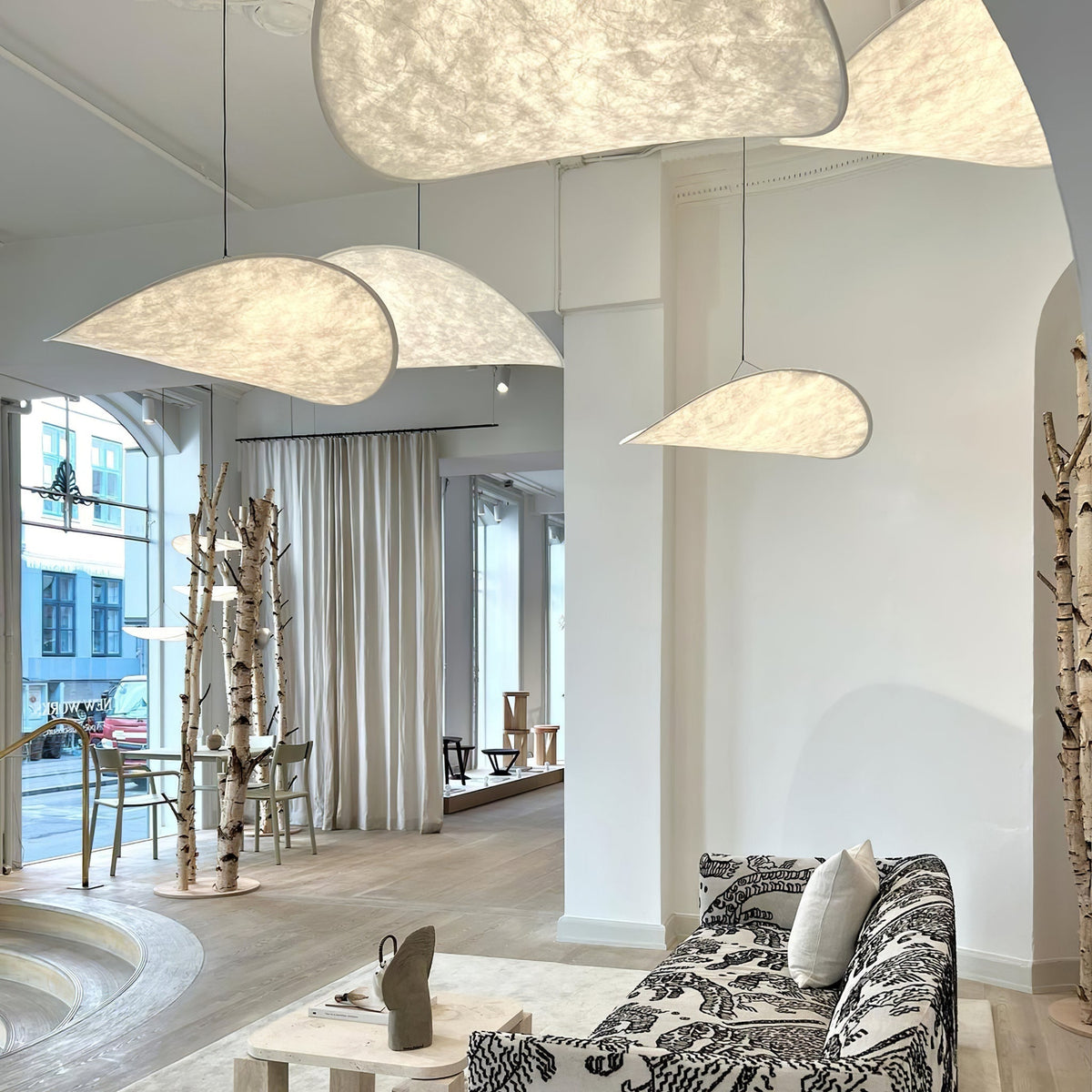 Twist Pendant Contemporary Swag Light