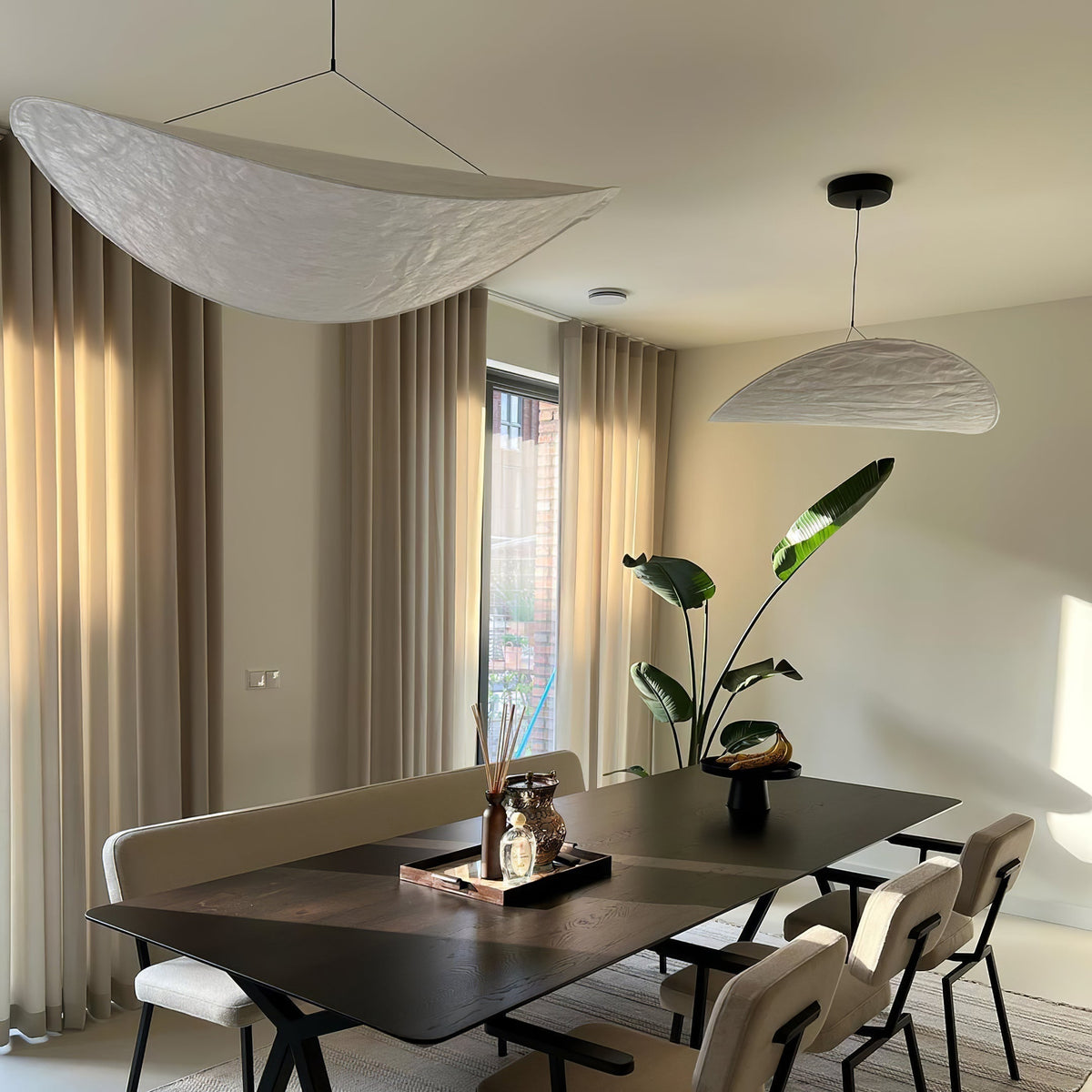 Larenol Paper & Glass Fiber Pendant Lamp