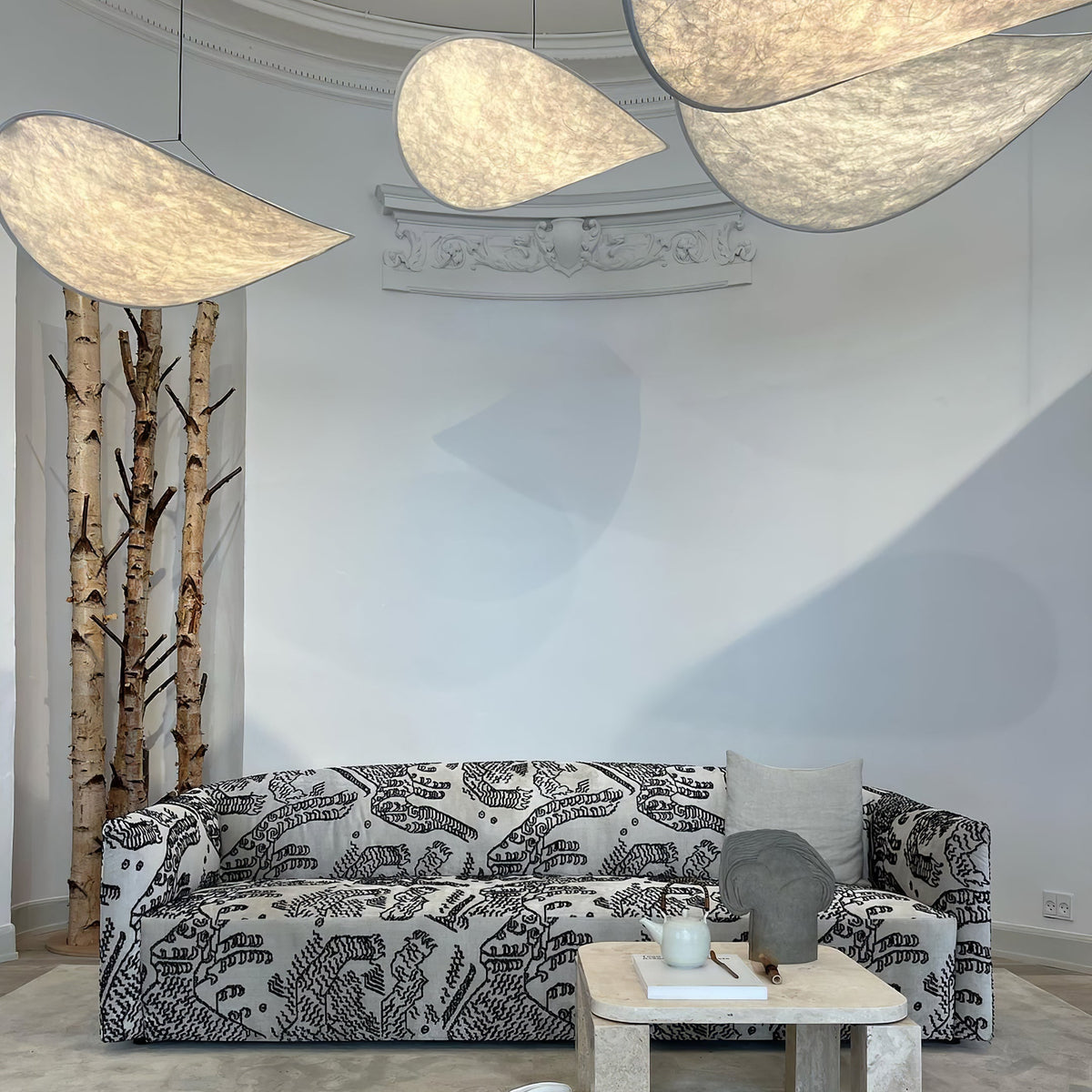 Twist Pendant Contemporary Swag Light