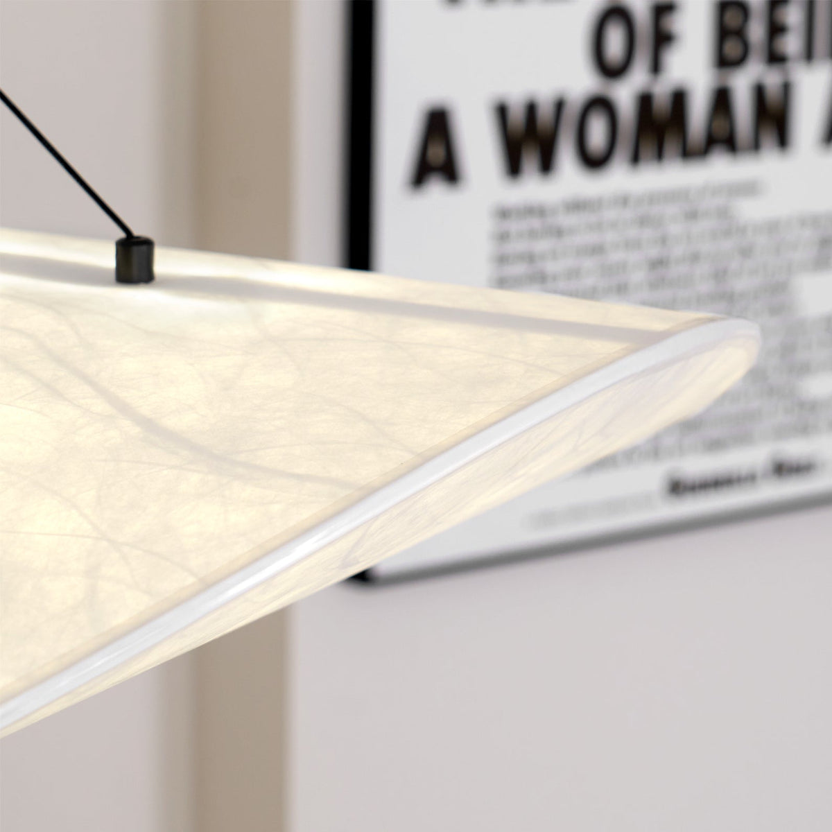 Luminette Minimalist Silk Pendant Light