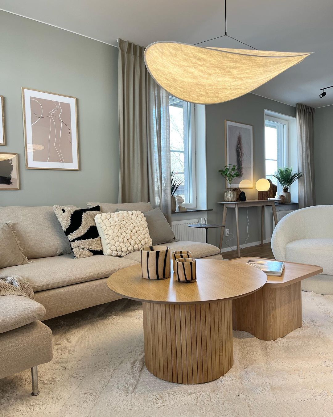 Twist Pendant Contemporary Swag Light