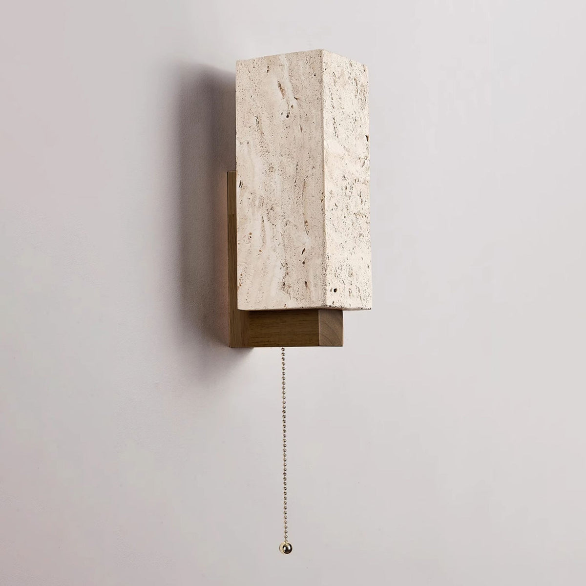 Elsoran Travertine Block Wall Light
