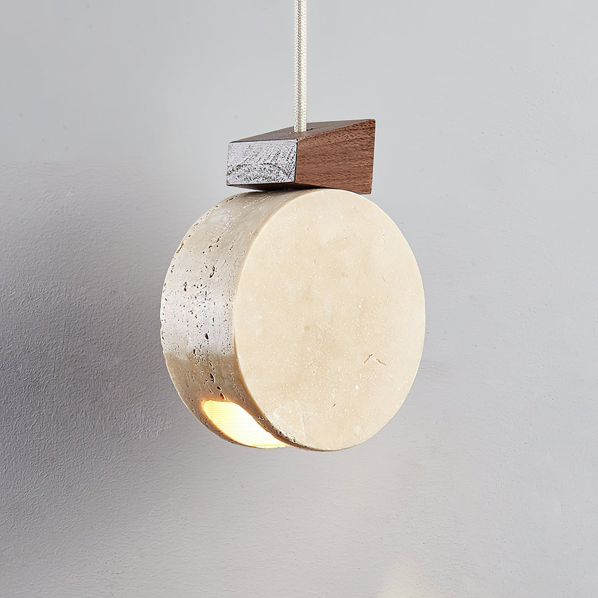 Tavaielle Pendant Light Geometry Travertine