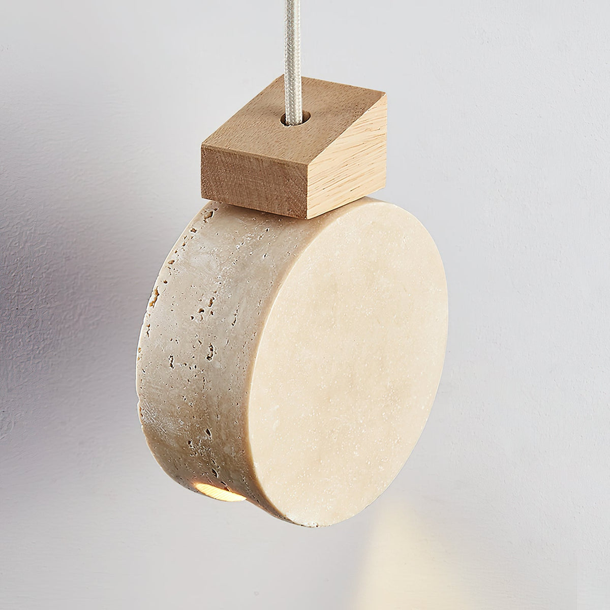 Tavaielle Pendant Light Geometry Travertine