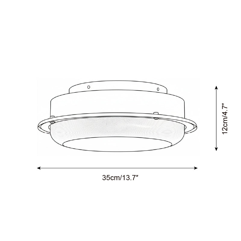 Orelelel Flush Mount Ceiling Lamp