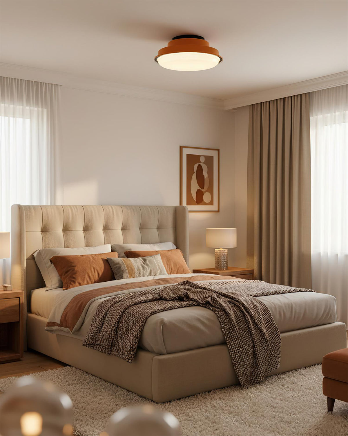 Orelelel Flush Mount Ceiling Lamp