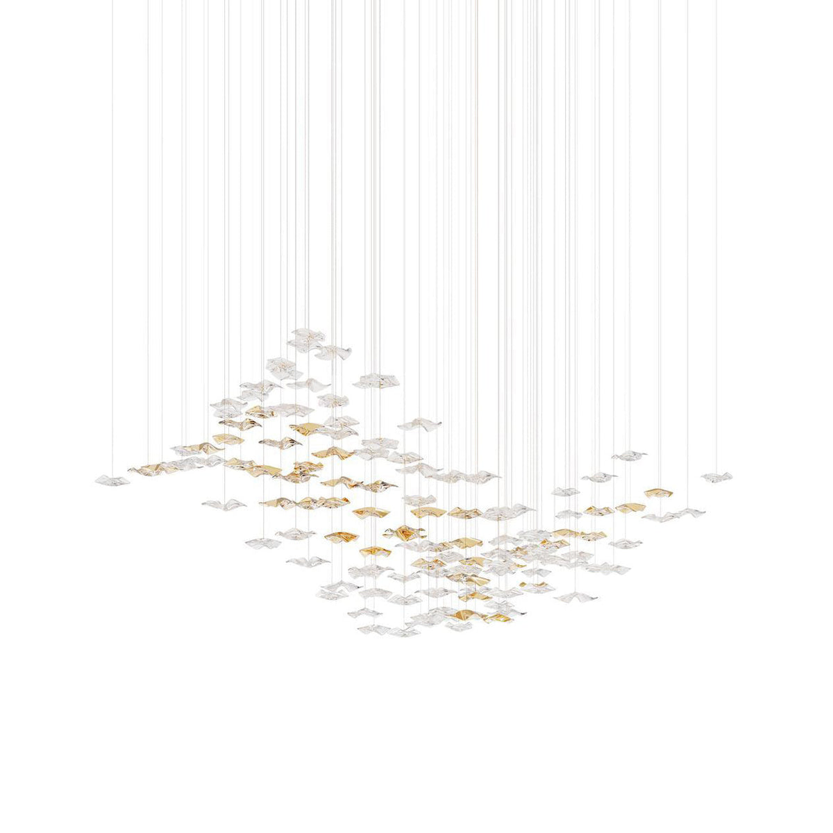 Lioreora Art Glass Chandelier