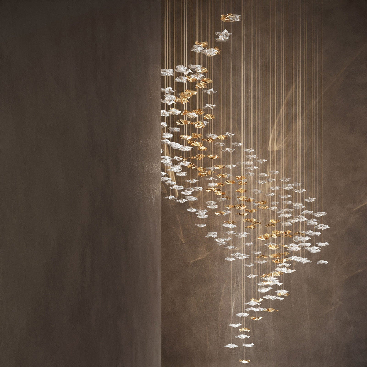 Lioreora Art Glass Chandelier