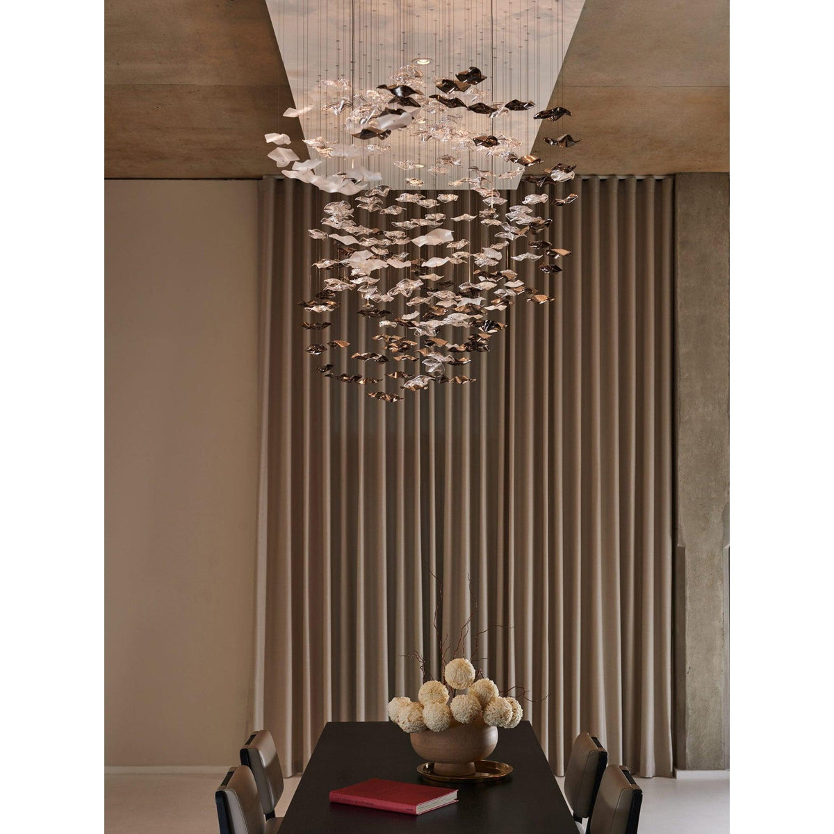 Lioreora Art Glass Chandelier