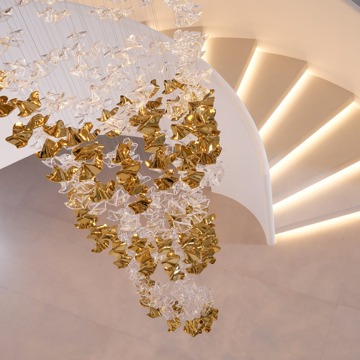 Lioreora Art Glass Chandelier
