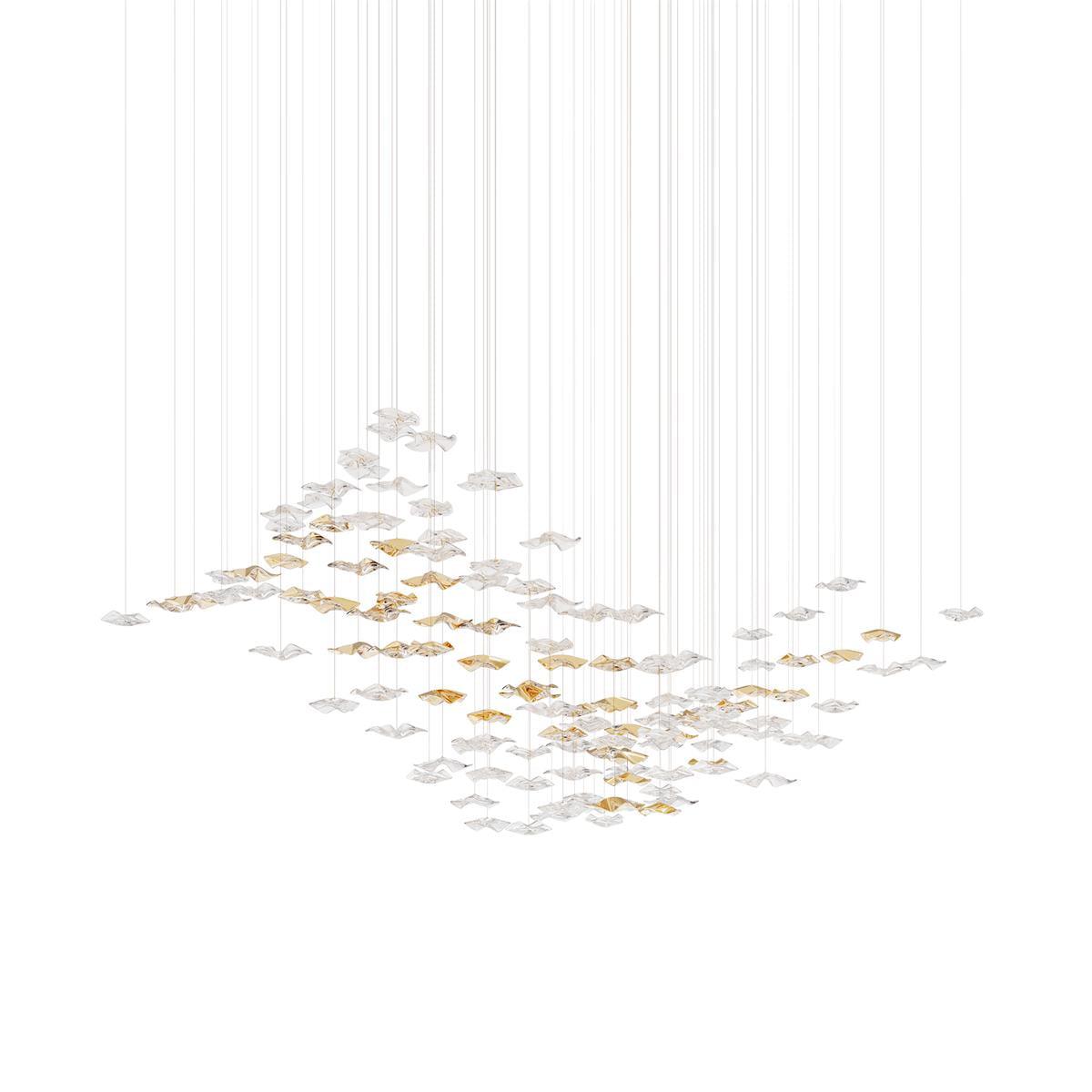 Lioreora Art Glass Chandelier