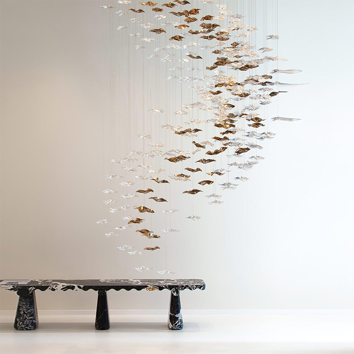 Lioreora Art Glass Chandelier