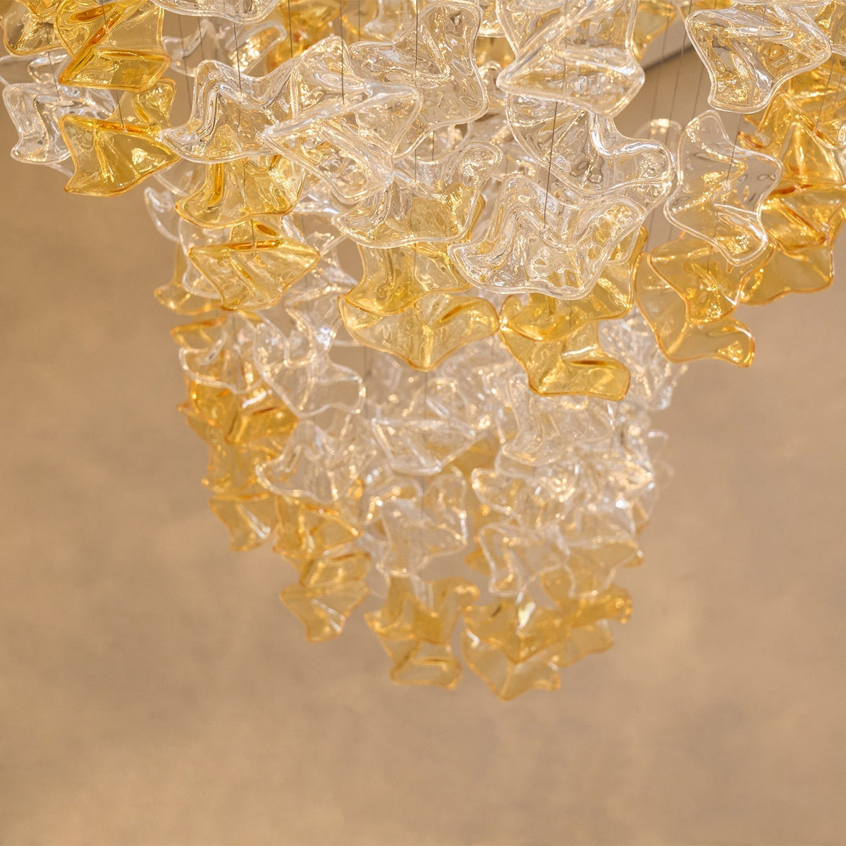 Lioreora Art Glass Chandelier