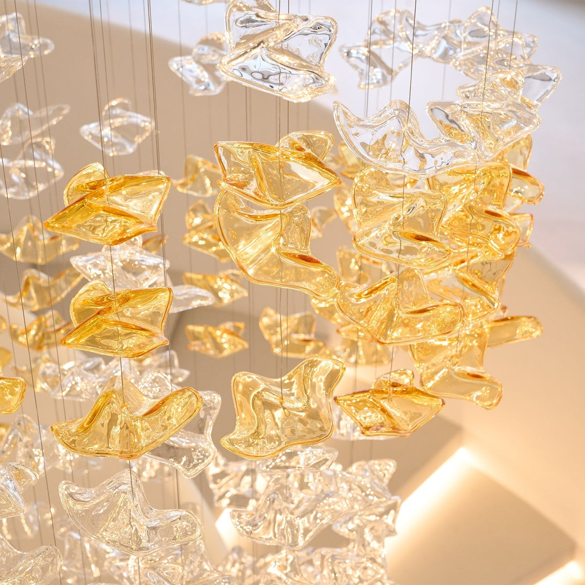 Lioreora Art Glass Chandelier