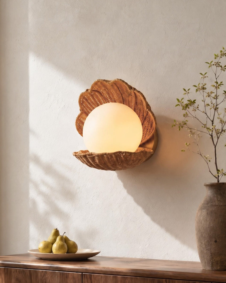 Oreleelia Seashell Wall Sconce