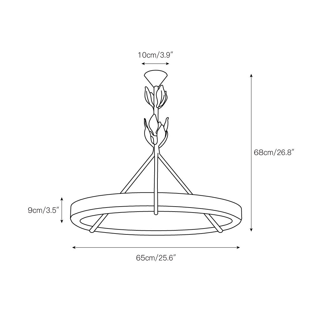 Mirenelle Plaster Plastic Chandelier