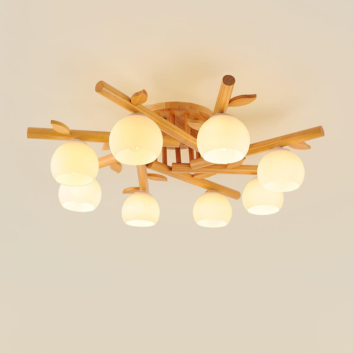 Willow Wood Minimalist Ceiling Light