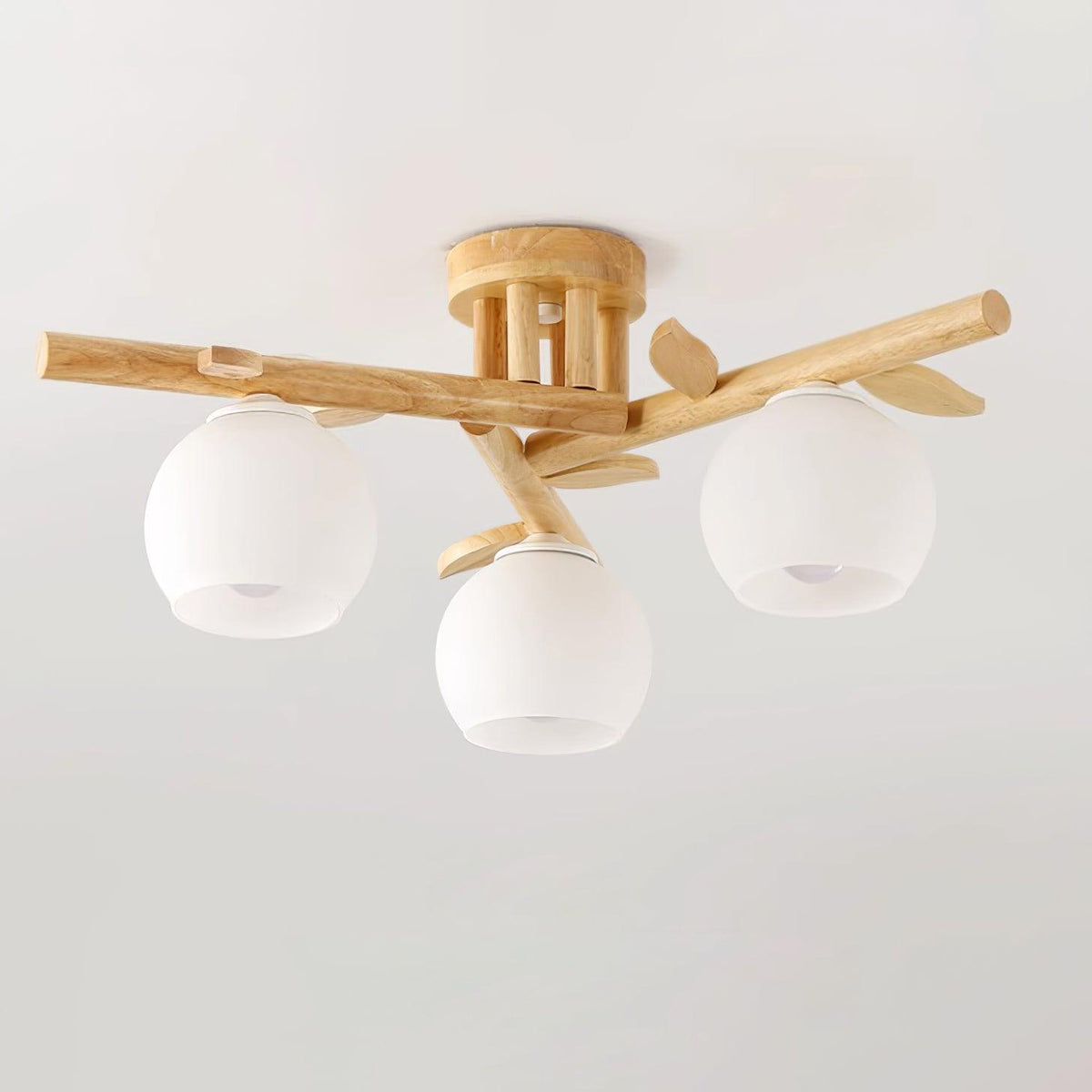 Willow Wood Minimalist Ceiling Light