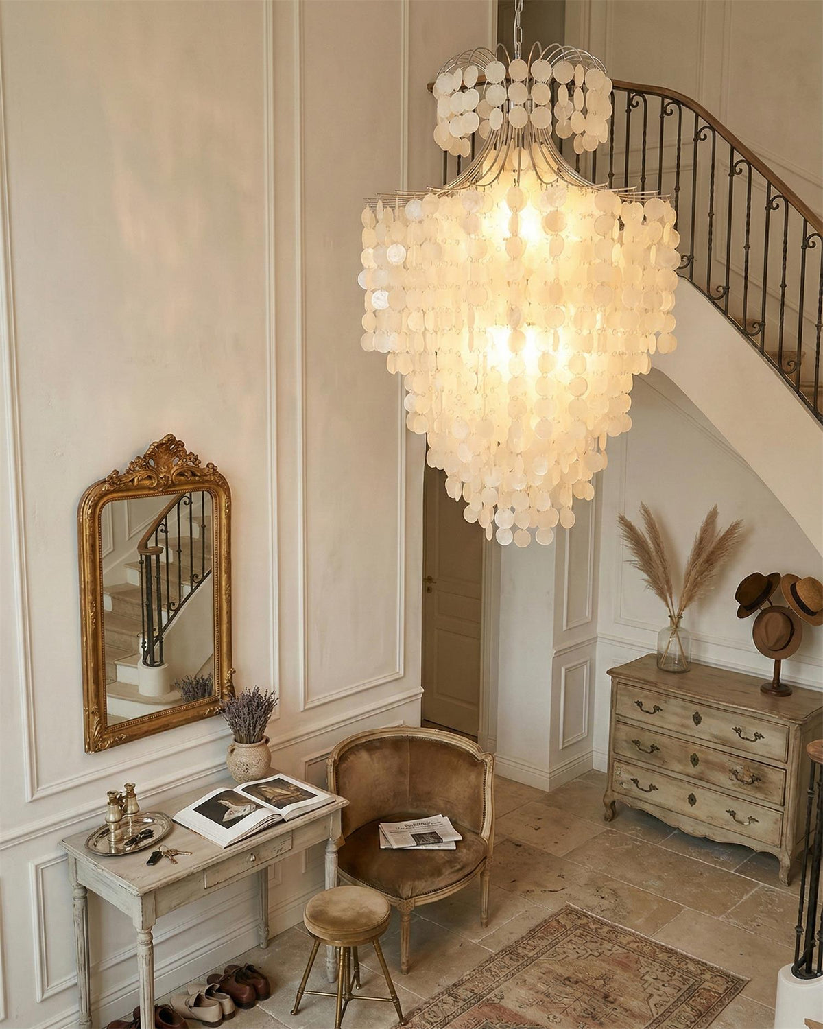 Coralian Shell Chandelier