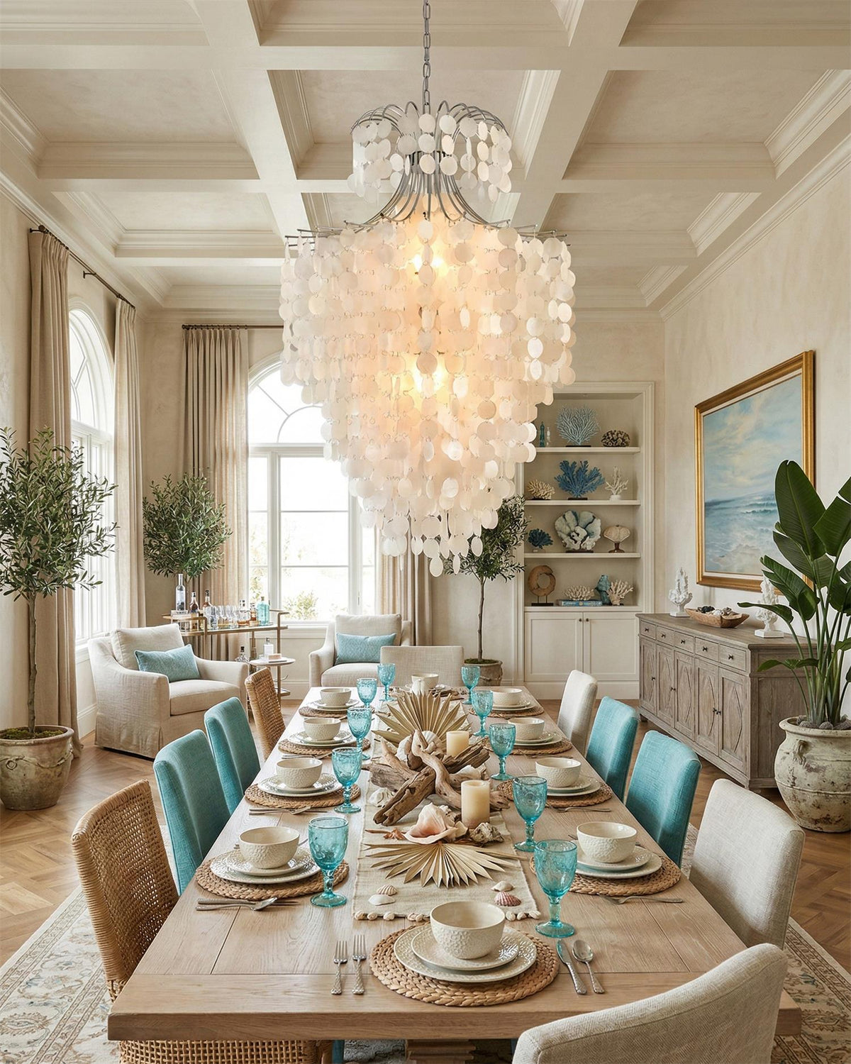 Coralian Shell Chandelier