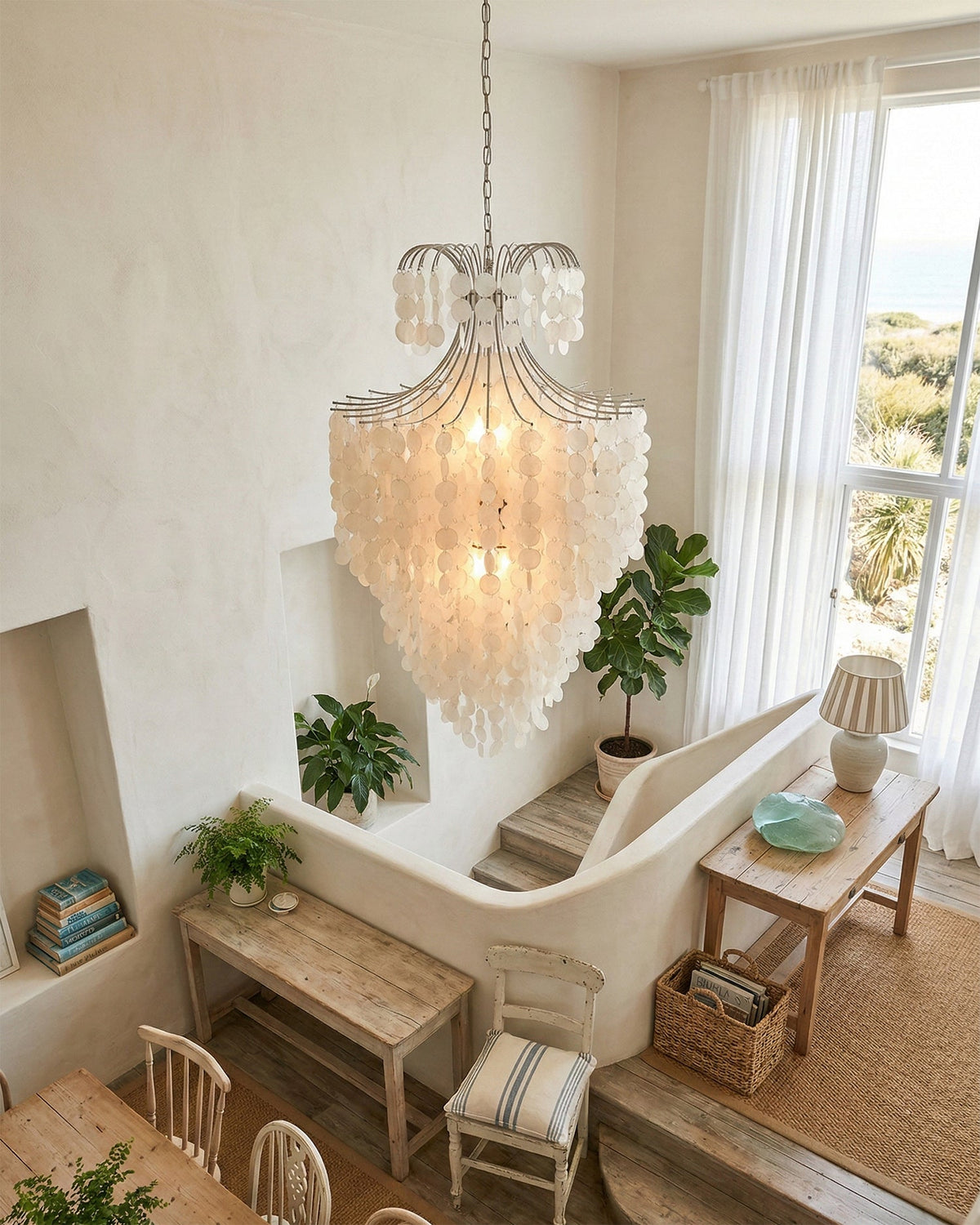 Coralian Shell Chandelier