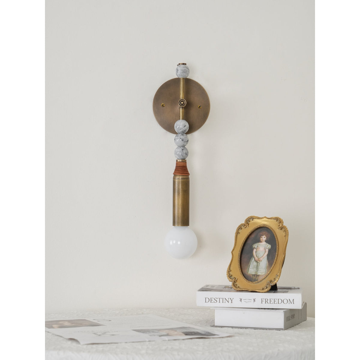 Nerirelle Marble Wall Lamp