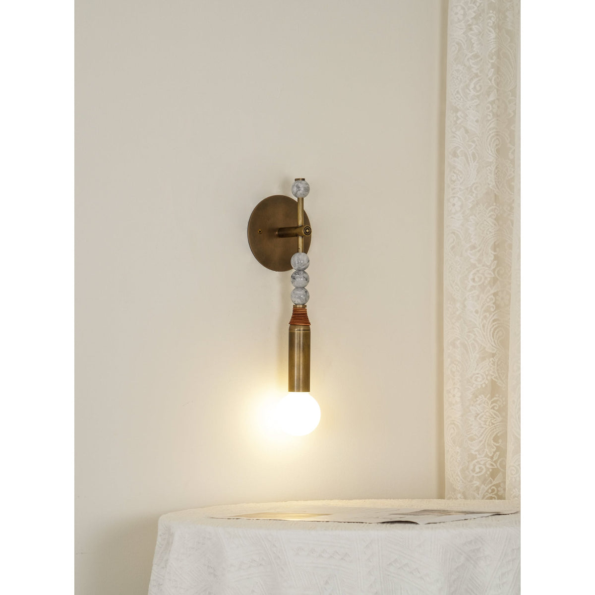 Nerirelle Marble Wall Lamp