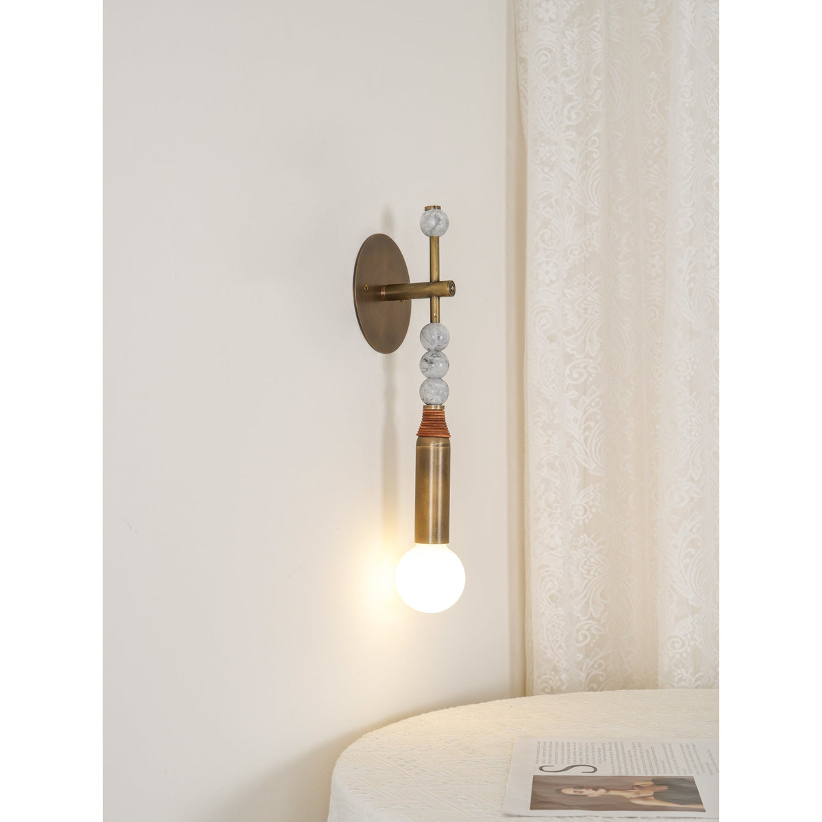 Nerirelle Marble Wall Lamp