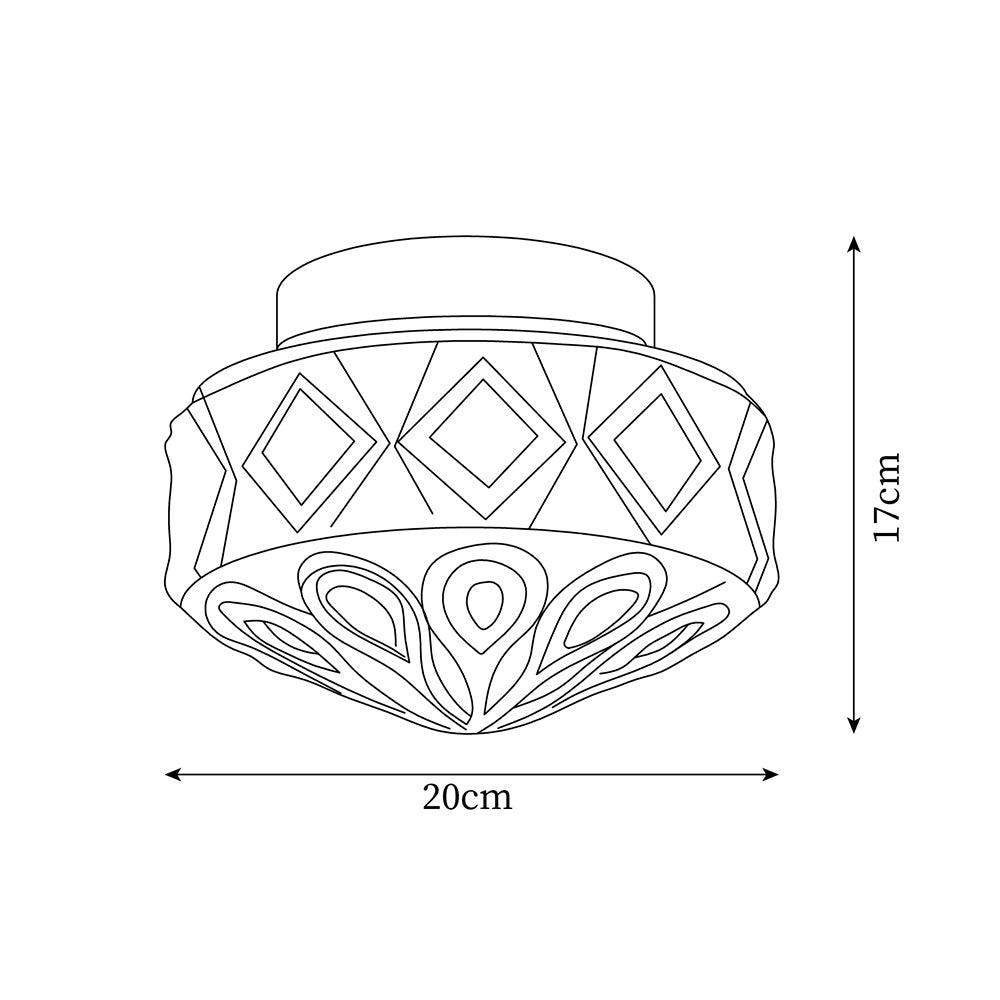 Evale Flush Mount Ceiling Light