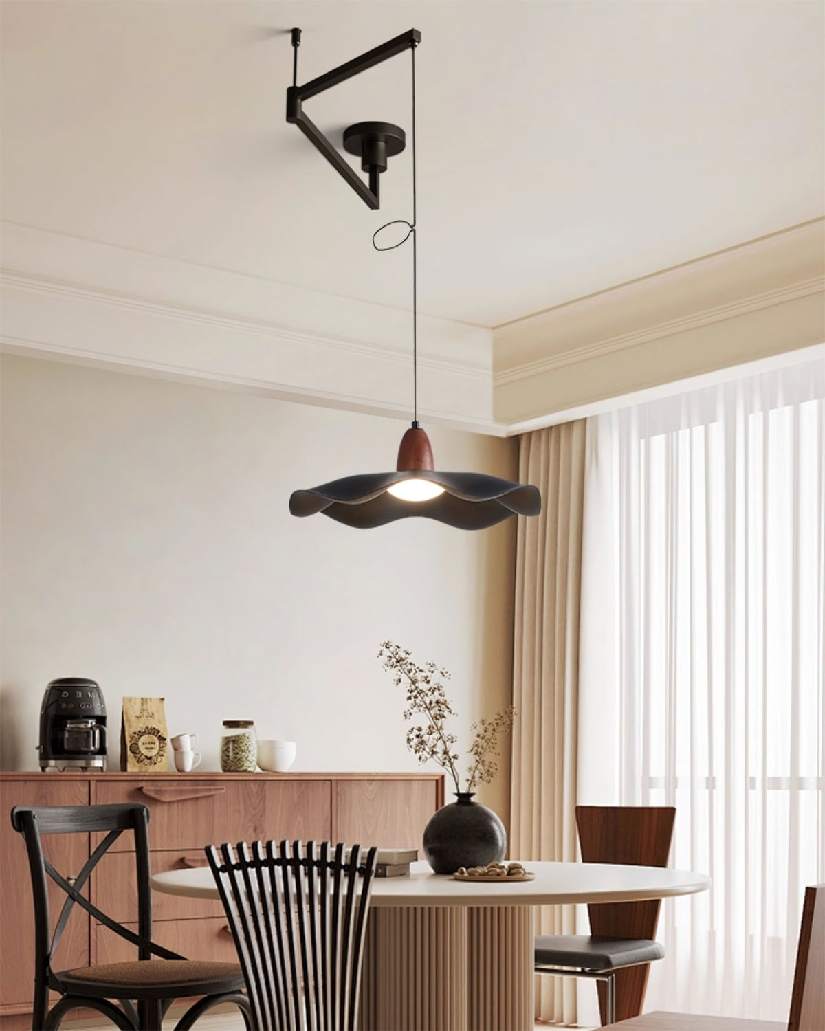 Rivireria Swing Arm Pendant Light