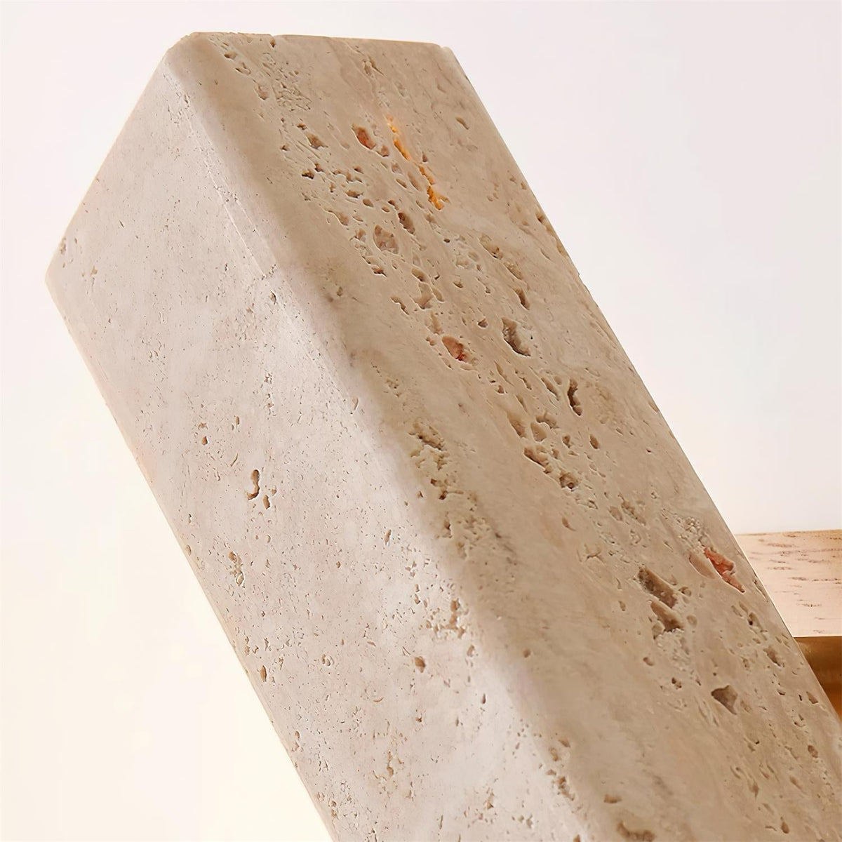 Novra Travertine Rotating Wall Lamp