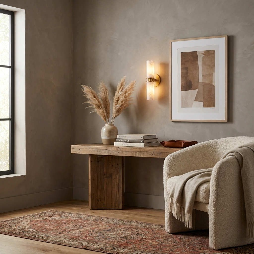 Everstone Alabaster Wall Sconce