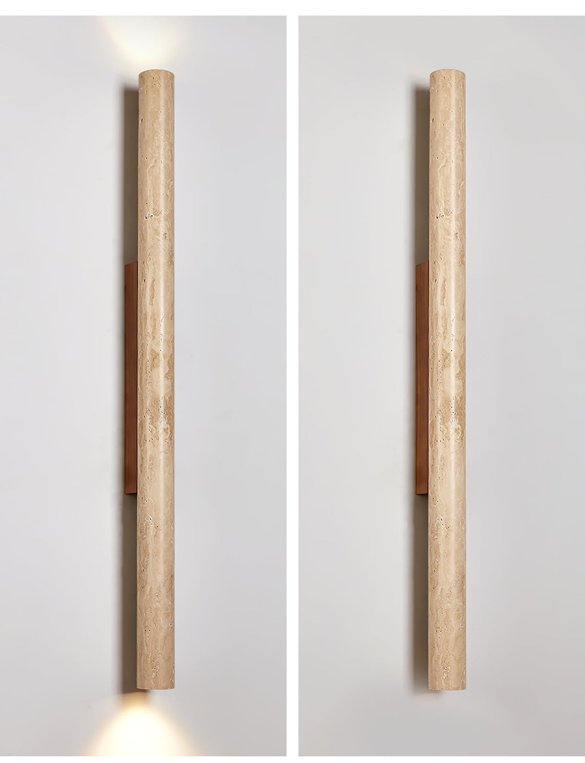Noriira Minimalist Travertine Wall Light