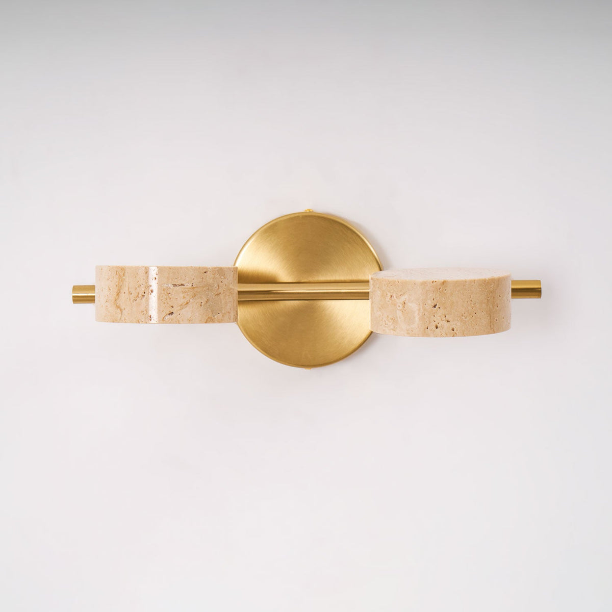 Ceshair Multi Head Travertine Vanity Light