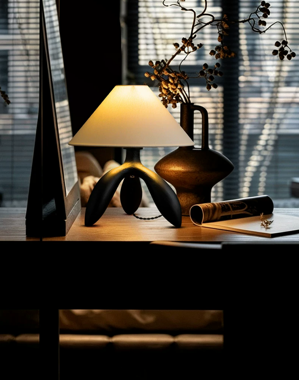 Vardencombe Wood Table Lamp