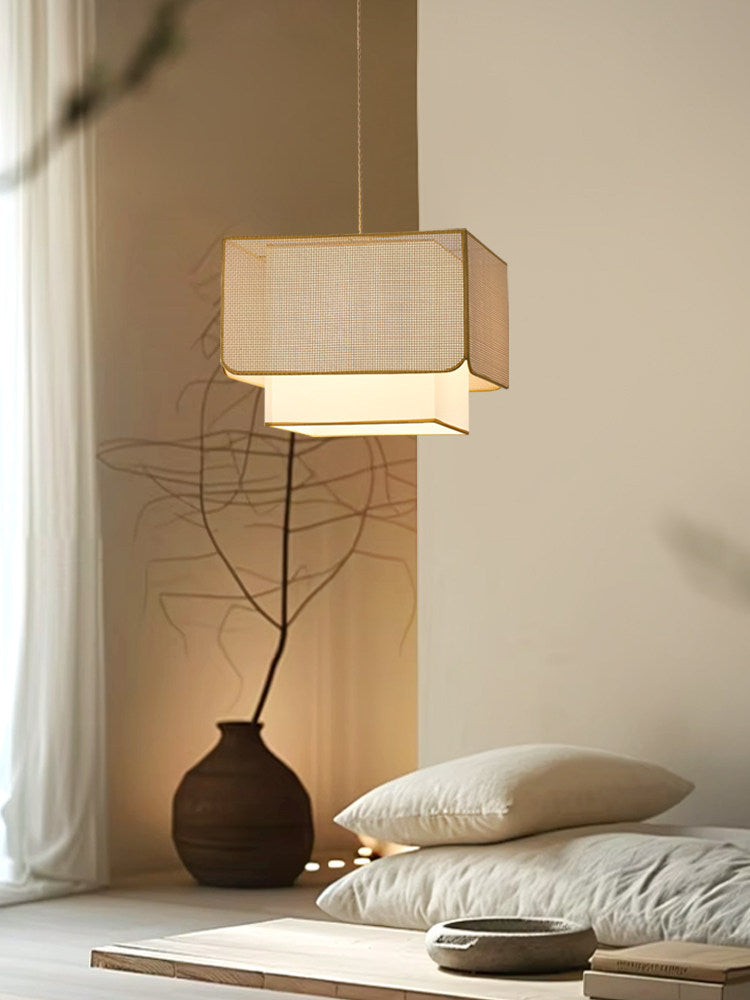 Yarrowford Woven Rattan Pendant Lamp