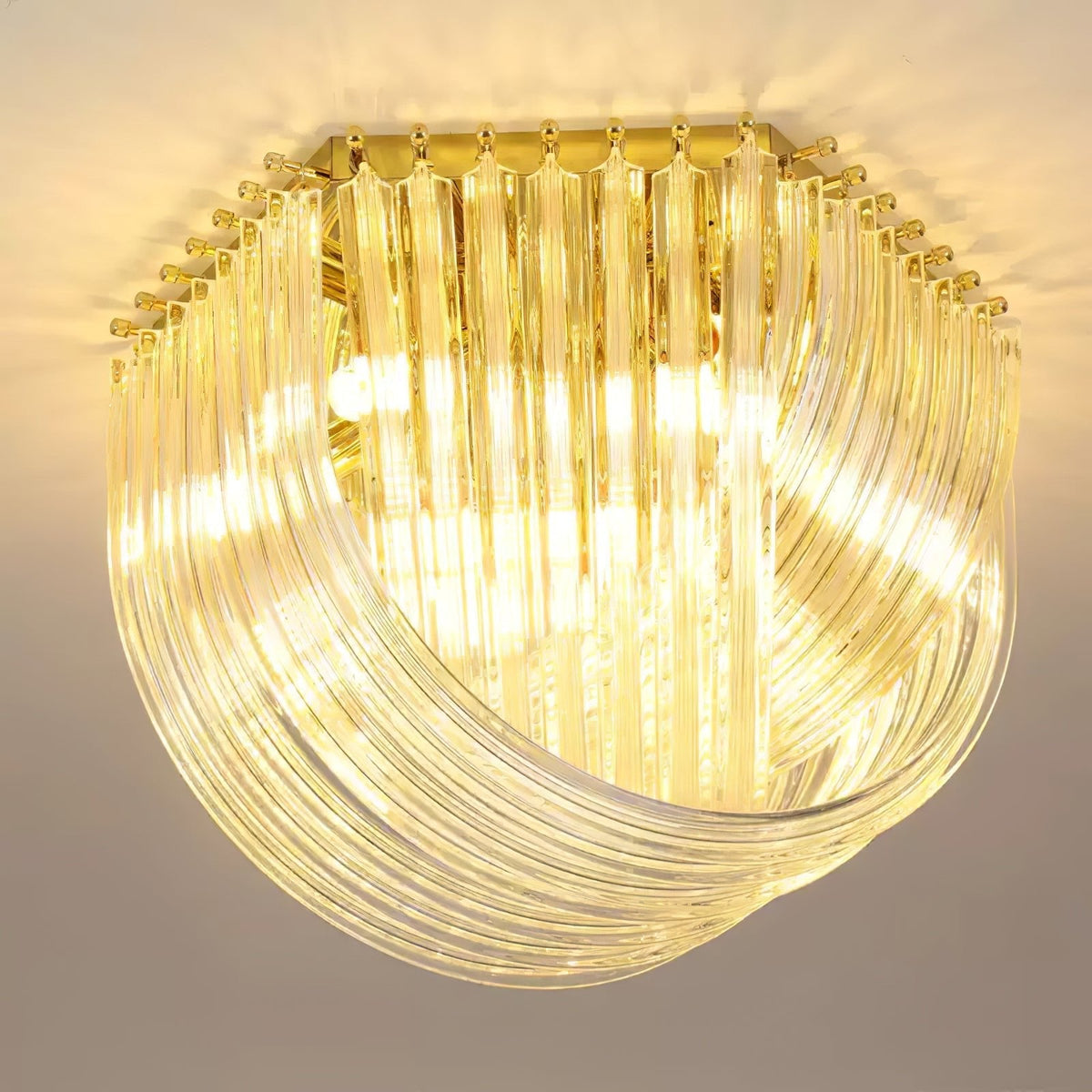 Nern Postmodern Luxury Glass Ceiling Lamp