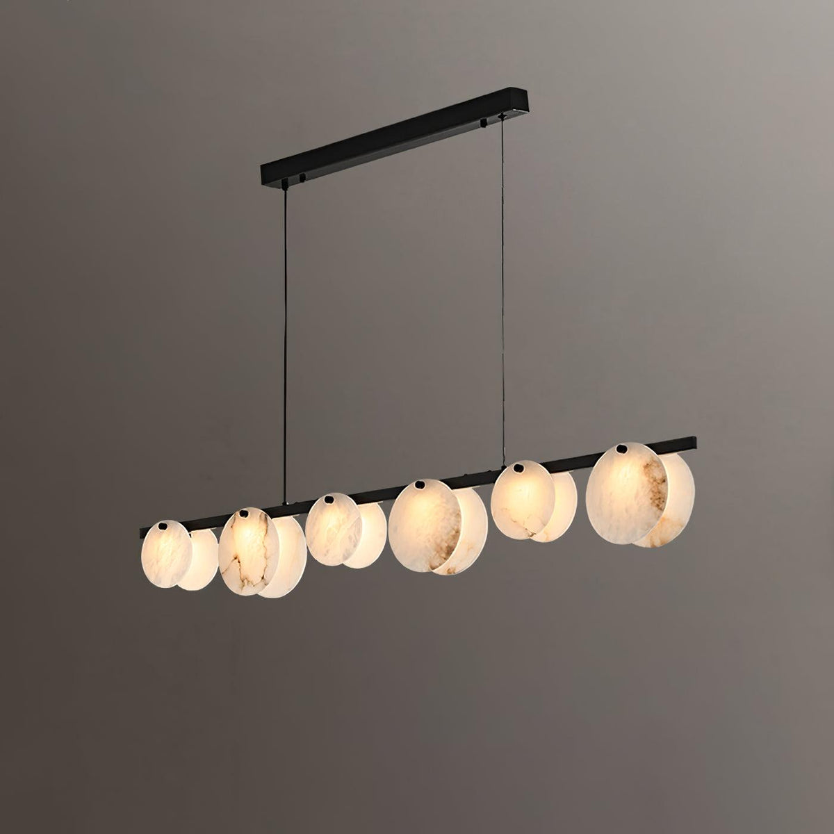 Olirel Linear Alabaster Pendant Light
