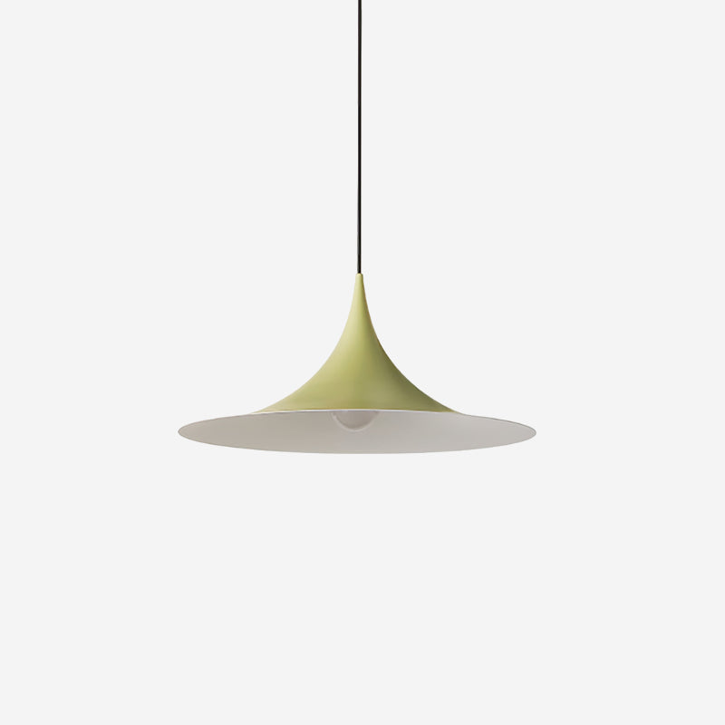 Viro Pendant Lamp Slim Neck and Wide Flare Contemporary Dining