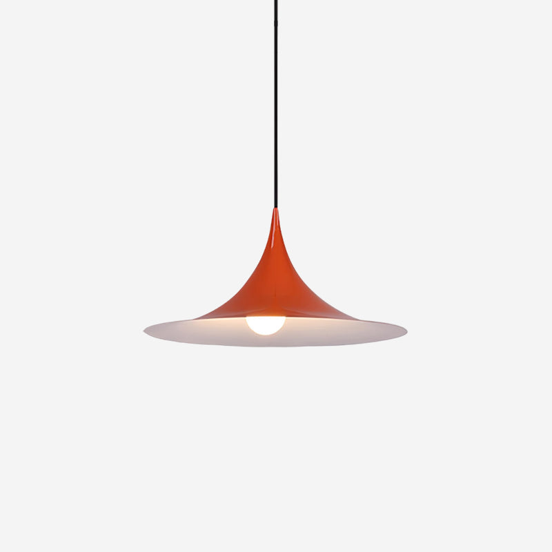 Viro Pendant Lamp Slim Neck and Wide Flare Contemporary Dining