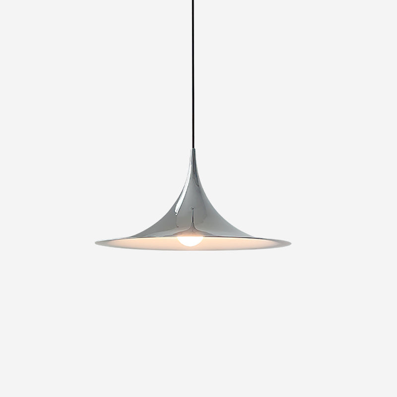 Viro Pendant Lamp Slim Neck and Wide Flare Contemporary Dining