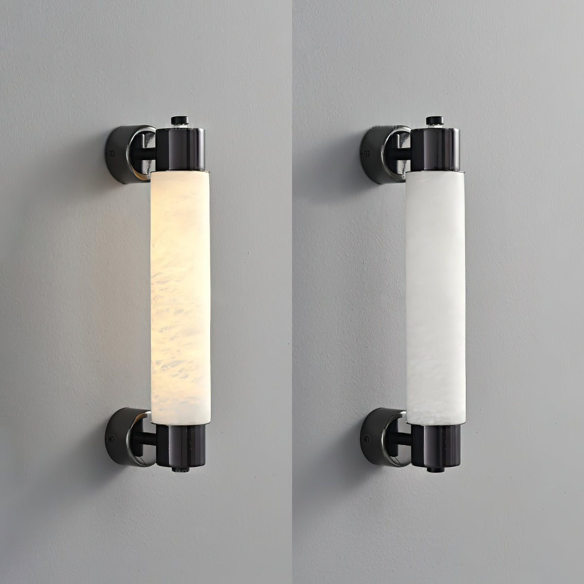 Alraei Tube Alabaster Wall Lamp