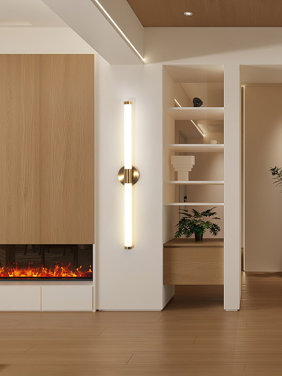 Cecarir Art Tubo Linear LED Wall Lamp
