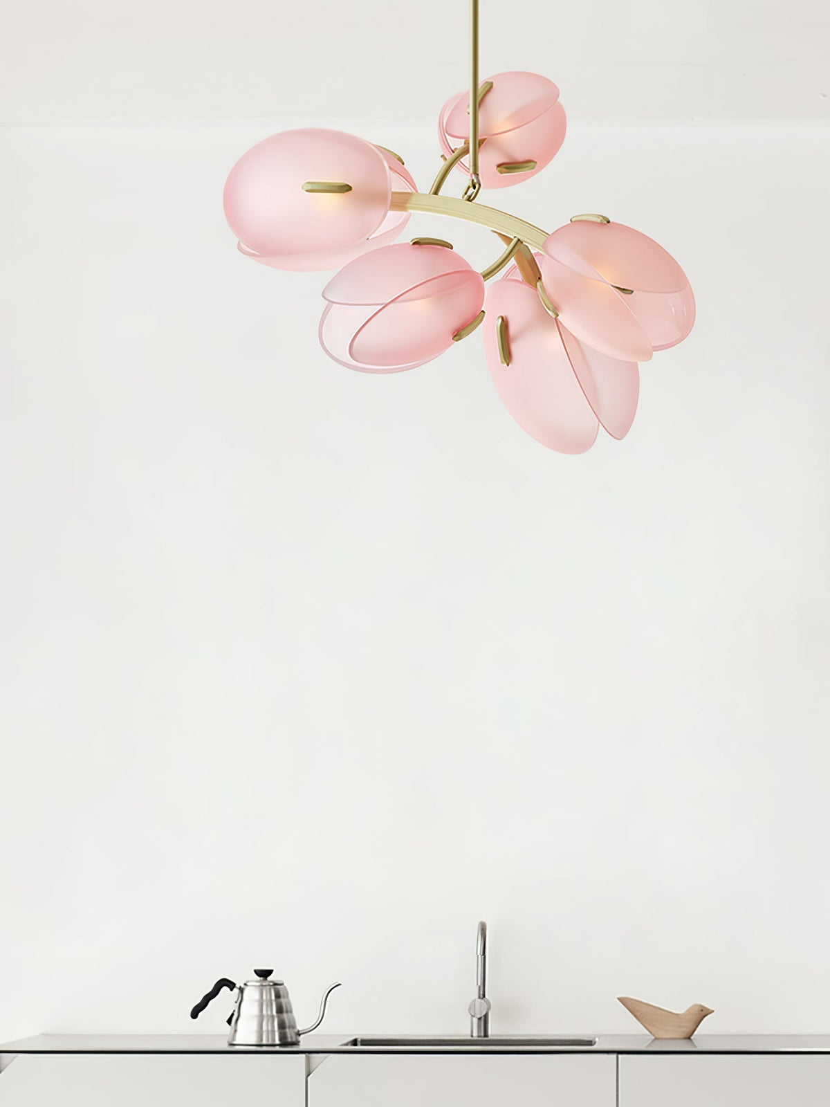Blossom Contemporary Glass Chandelier
