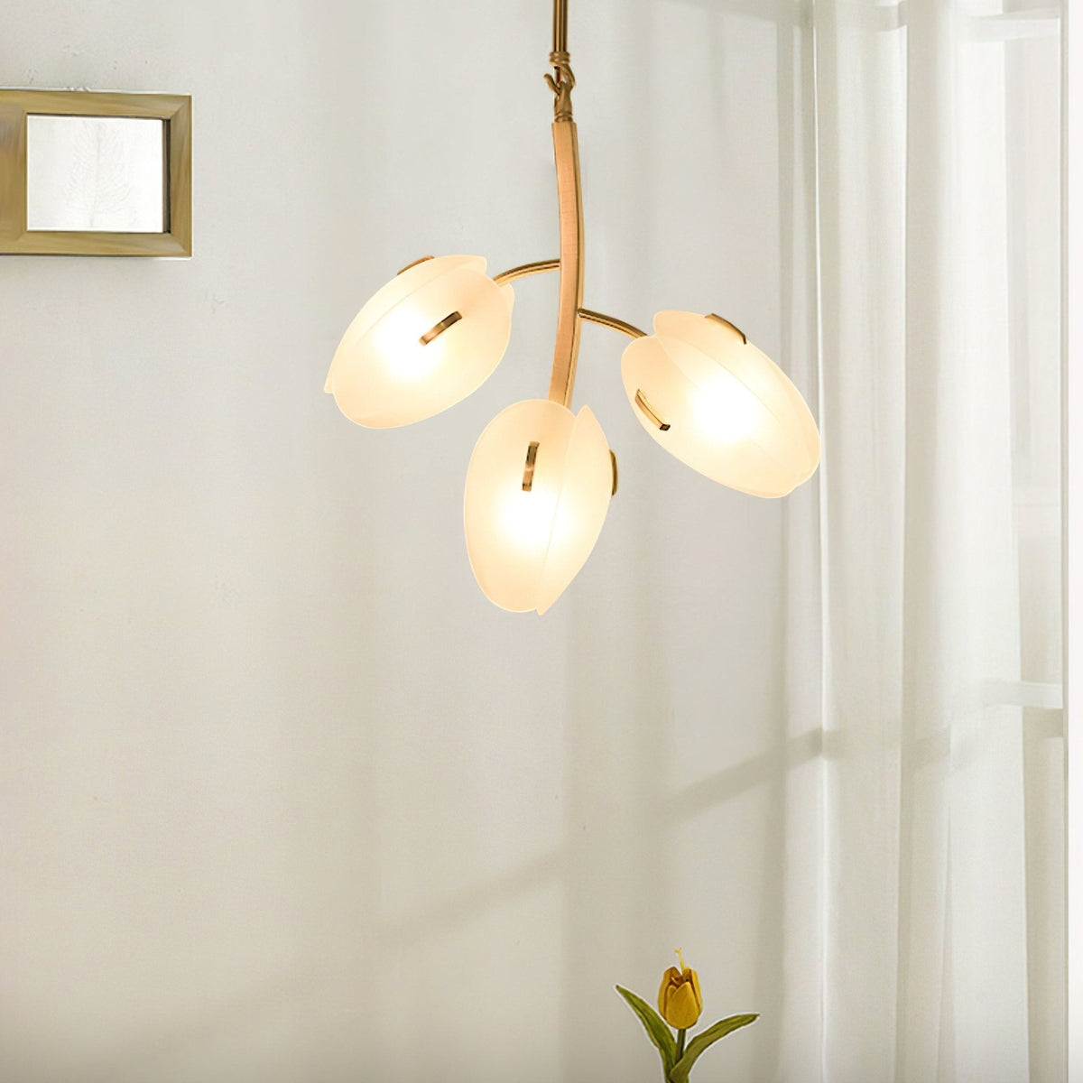 Blossom Contemporary Glass Chandelier