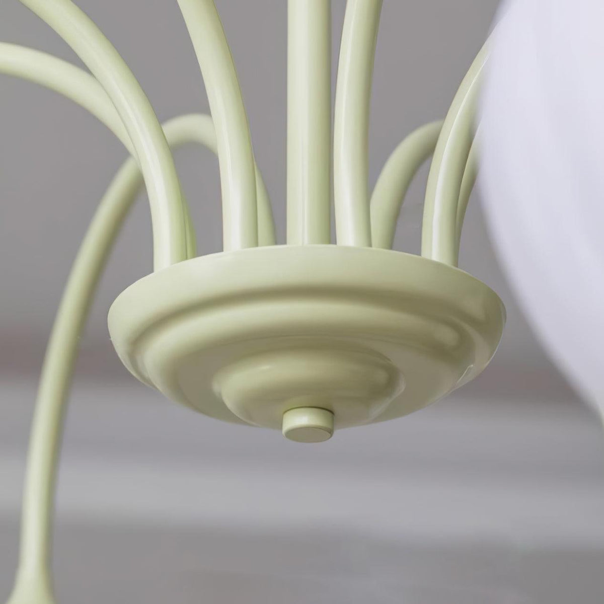 Eiraine Chandelier Tulip Matcha Glass