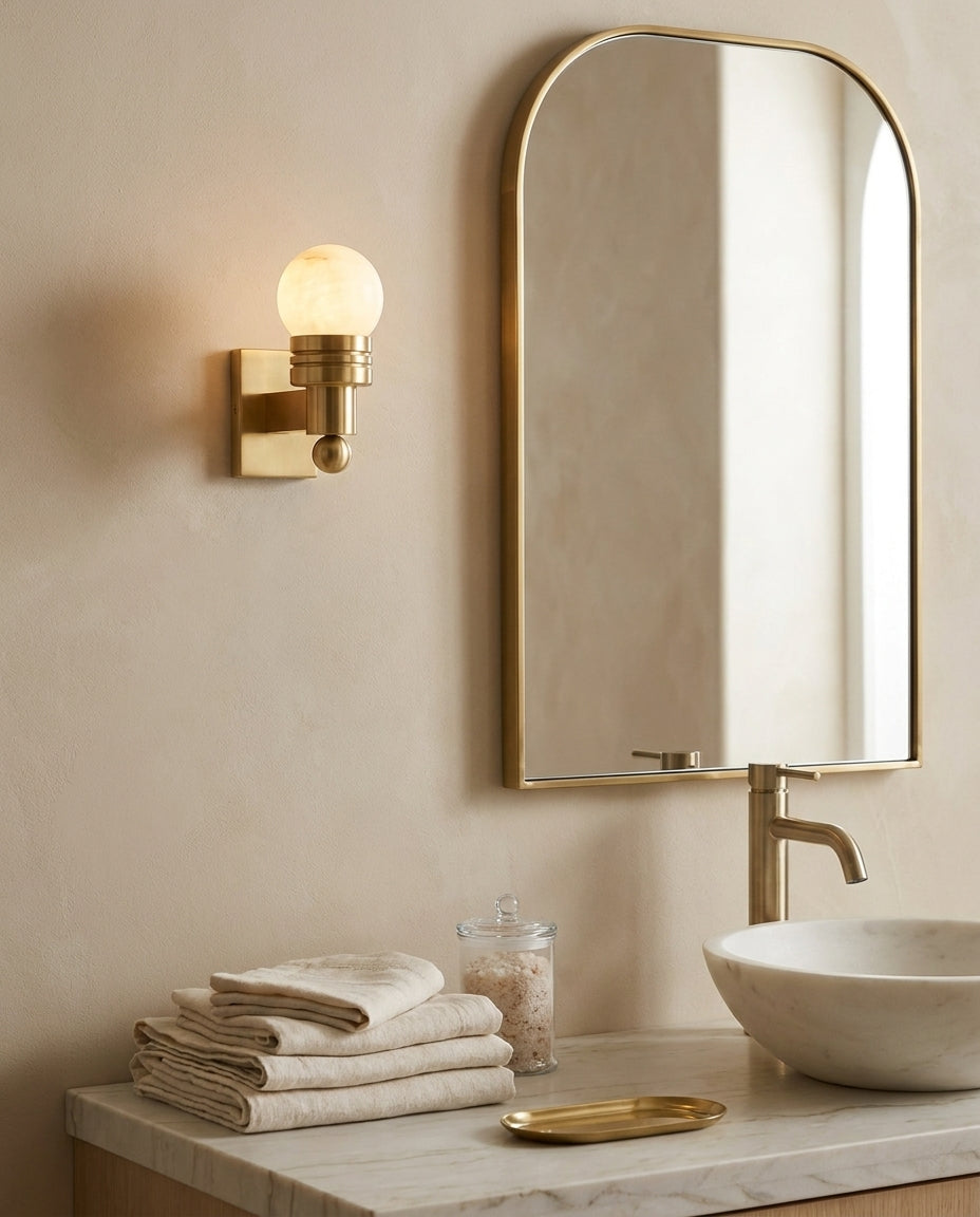Tupelo Alabaster Wall Sconce