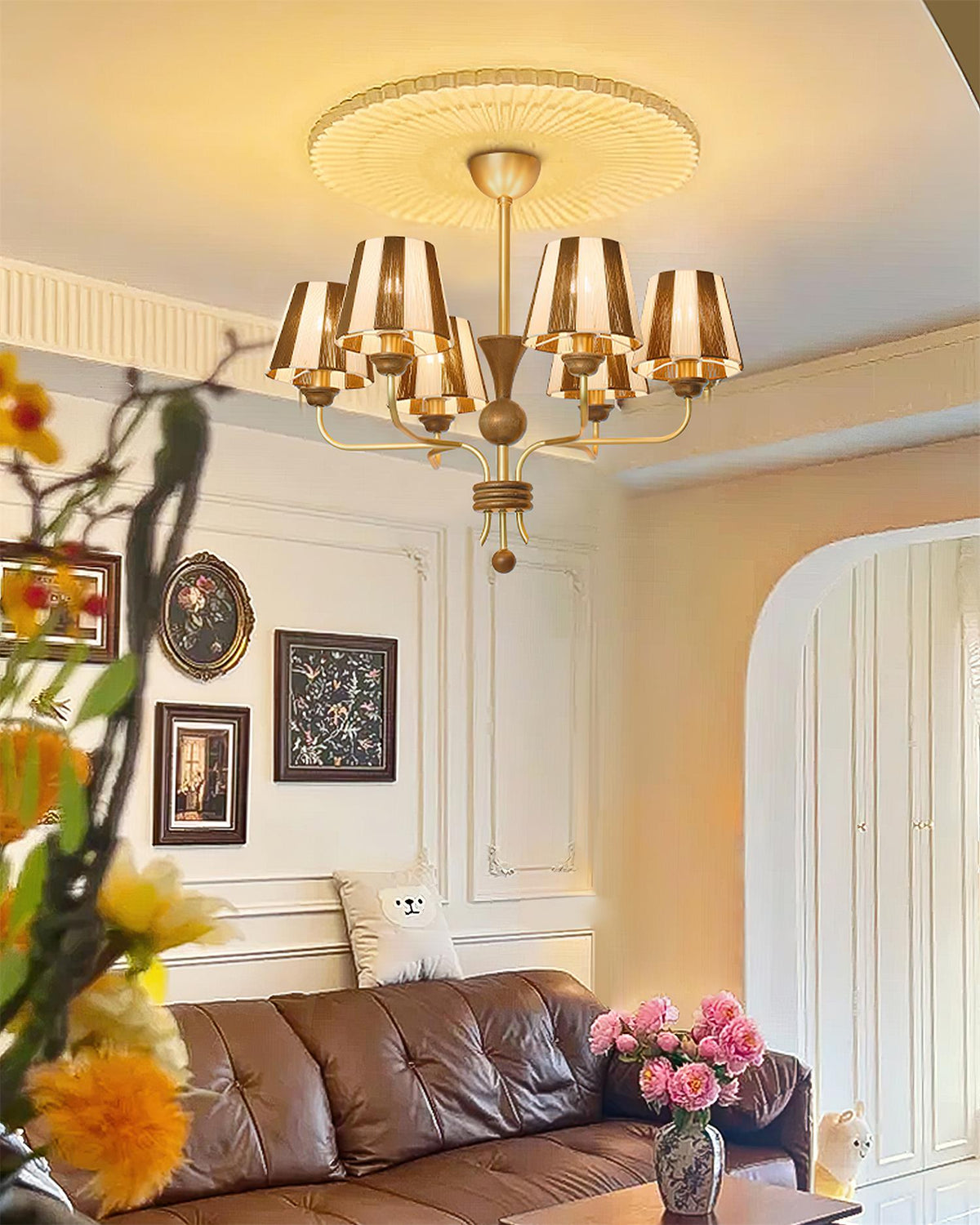 Viraaaine Stripe Chandelier