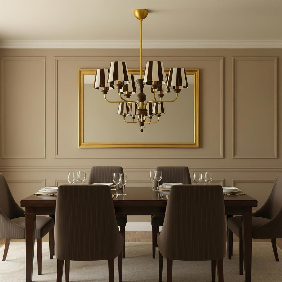 Viraaaine Stripe Chandelier